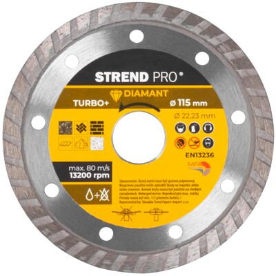 Kotuc Strend Pro 521C, 115 mm, Diamant, Turbo +