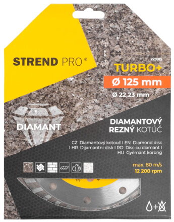 Kotuc Strend Pro 521C, 125 mm, Diamant, Turbo +