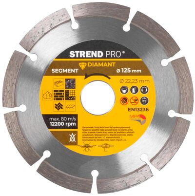 Kotuc Strend Pro 521A, 125 mm, Diamant, Segment
