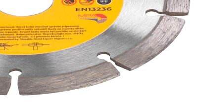 Kotuc Strend Pro 521A, 125 mm, Diamant, Segment