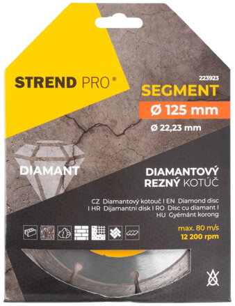 Kotuc Strend Pro 521A, 125 mm, Diamant, Segment