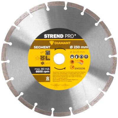 Kotuc Strend Pro 521A, 230 mm, Diamant, Segment