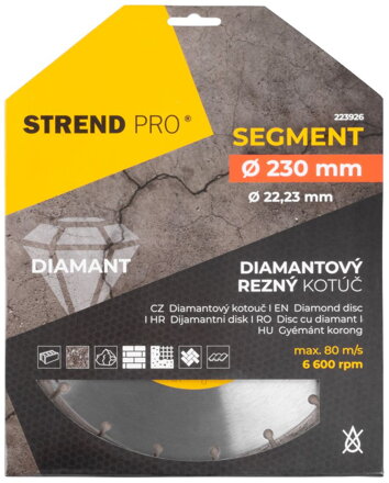 Kotuc Strend Pro 521A, 230 mm, Diamant, Segment