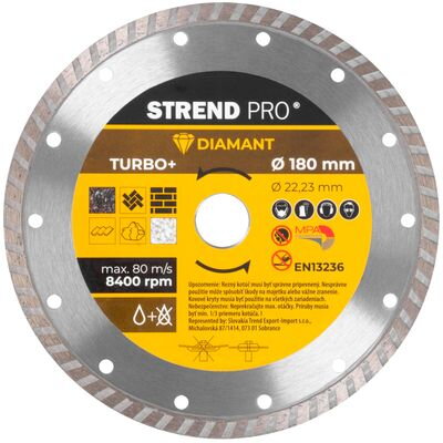 Kotuc Strend Pro 521C, 180 mm, Diamant, Turbo +