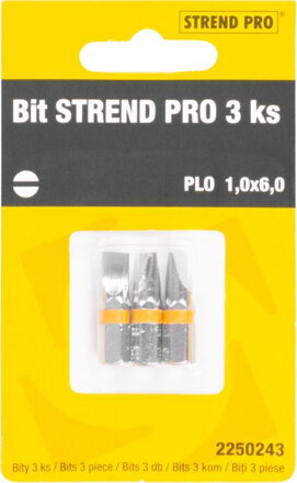 Bit STREND PRO, PLO 1,0x6,0, bal. 3 ks