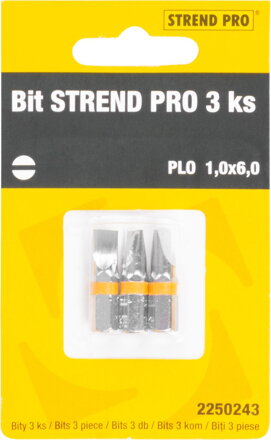 Bit STREND PRO, PLO 1,0x6,0, bal. 3 ks