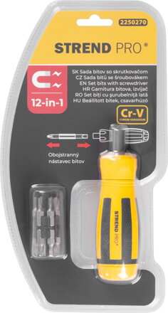 Sada skrutkovačov Strend Pro SDX33-112, 12-in-1, bity