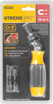 Sada skrutkovačov Strend Pro SDX22-114, 14-in-1, bity