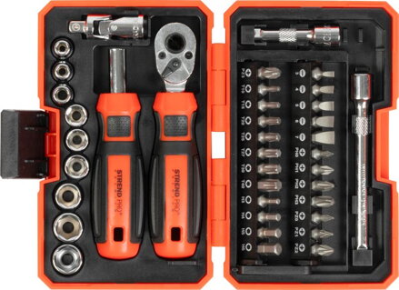 Sada skrutkovačov Strend Pro Premium, 38 dielna, torx + ploché + Phillips