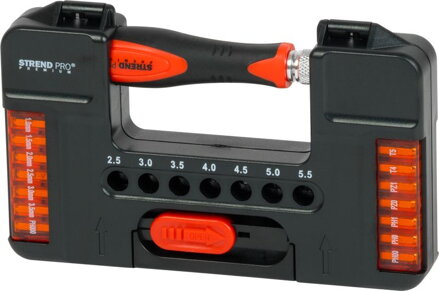 Sada skrutkovačov Strend Pro Premium, 37 dielna, torx + ploché + Phillips Sada skrutkovačov Strend Pro Premium, 37 dielna, torx + ploché + Phillips