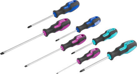 Sada skrutkovačov Narex 8558 70 • 07 dielna, 3xPLO, 2xPH, 2xPZ, S LINE PROFI