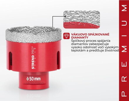 Vyrezavac STREND PRO DCB11, 50 mm, M14, diamant