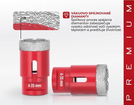 Vyrezavac STREND PRO DCB11, 35 mm, M14, diamant