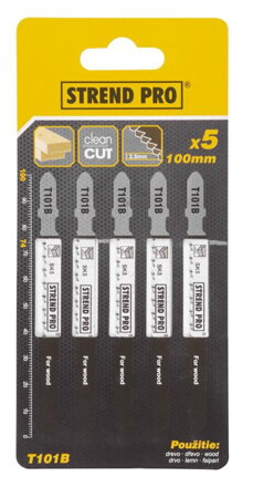 List STREND PRO T101B 100 mm, 10z, drevo, bal. 5 ks