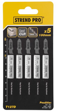 List STREND PRO T127D 100 mm, 8z, kov, bal. 5 ks