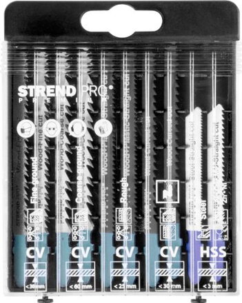 List do priamočiarej píly Strend Pro, mix, 10 ks