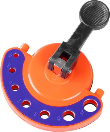Sada vyrezávačov Strend Pro Premium, 6-8-10-12 mm, 1/4" Hex, diamant, korunky, professional, so šablónou na vŕtanie otvorov