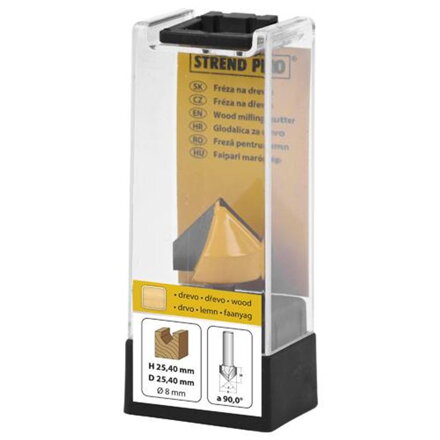 Freza do dreva Strend Pro YC1308, D25,40 H25,40 S08 mm 90°