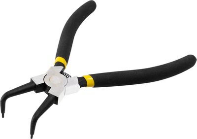 Klieste Strend Pro P0182B 180 mm, na hriadeľ, ohnuté