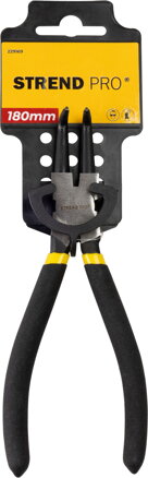 Klieste Strend Pro P0182B 180 mm, na hriadeľ, ohnuté