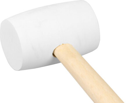 Kladivo Strend Pro HM221 450 g, gumové, WhiteHead, drevo