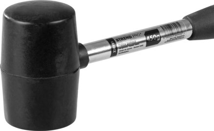 Kladivo Strend Pro HM213 0450 g, gumové, BlackHead, kov/TPR