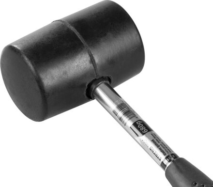 Kladivo Strend Pro HM213 0680 g, gumové, BlackHead, kov/TPR