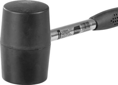 Kladivo Strend Pro HM213 0900 g, gumové, BlackHead, kov/TPR