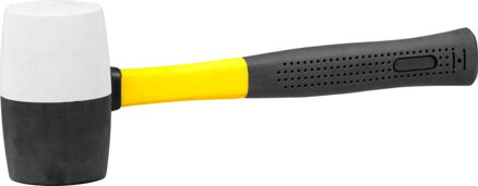 Kladivo Strend Pro HM231 680 g, gumové, BlackWhiteHead, kov/TPR