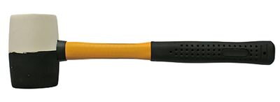 Kladivo Strend Pro HM231 900 g, gumové, BlackWhiteHead, kov/TPR