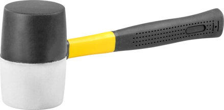Kladivo Strend Pro HM231 900 g, gumové, BlackWhiteHead, kov/TPR