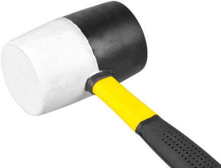 Kladivo Strend Pro HM231 900 g, gumové, BlackWhiteHead, kov/TPR