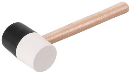 Kladivo Strend Pro HM232 680 g, gumové, BlackWhite, drev. rúčka