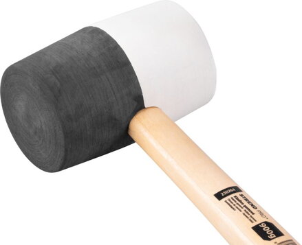 Kladivo Strend Pro HM232 910 g, gumové, BlackWhite, drev. rúčka