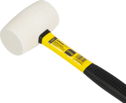 Kladivo Strend Pro HM212 450 g, gumové, WhiteHead, kov/TPR