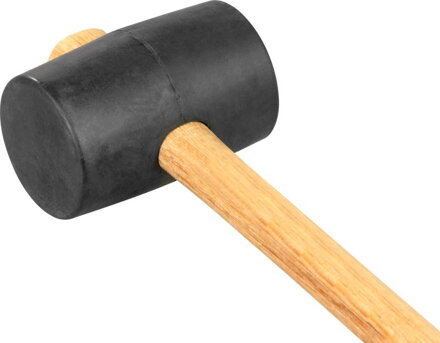 Kladivo Strend Pro 230 g, gumené, Blackhead, drevená rúčka