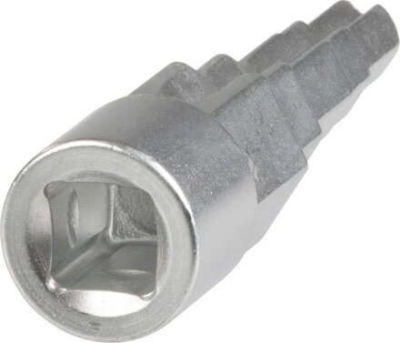 Kľúč stupňovitý na radiátorové skrutky 10-12-13-16-20 mm, uchytenie na 1/2" račňu