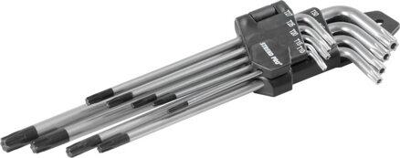 Sada kľúčov Strend Pro HK0259, 9 dielna, T10-T50, Torx, zástrčná