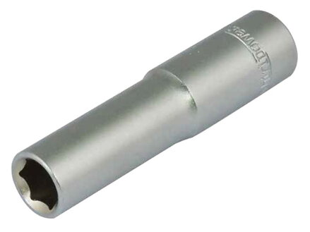 Hlavica whirlpower® 16121-12, 06.0 mm, 1/4", Cr-V, 6point, predĺžená