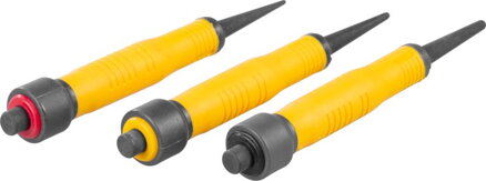 Sada dierovačov Strend Pro Premium, 3 dielna, Bi-materiál rukoväť, 1-2-3"/32"