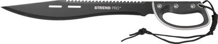 Mačeta Strend Pro Tactical, s puzdrom, s pílkou, s ochranou ruky, čierna, 61 cm