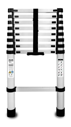 Rebrík Strend Pro, teleskopický, 2,6 m, 1x9, max. 125 kg Rebrík Strend Pro, teleskopický, 2,6 m, 1x9, max. 125 kg