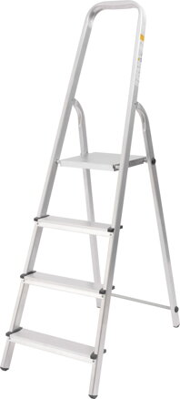 Schodky Strend Pro D4, 4 stupienkové, max 125 kg, ALU
