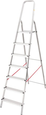 Schodky Strend Pro D7, 7 stupienkové, max 125 kg, ALU