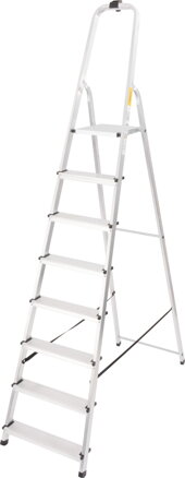 Schodky Strend Pro D8, 8 stupienkové, max 125 kg, ALU