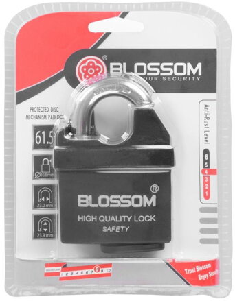 Zamok Blossom LS0506, 60 mm, bezpečnostný