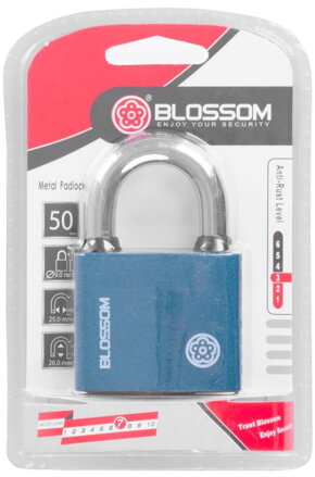 Zamok Blossom BC29 50 mm, visiaci, Unique