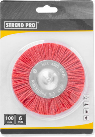 Kefa Strend Pro AWB-038, 100 mm, okružná, nylon, stopka