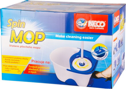 Mop Neco TORNADO Spin Mop, Microfibre, PP, ABS