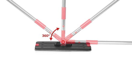 Mop QuickShine MagicHome, plochý, s 8 lit. žmýkacím vedrom